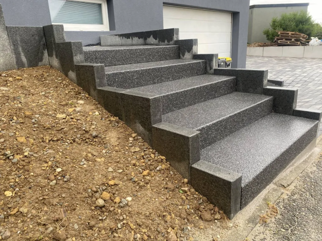 Entreprise pour escalier extérieur à Brumath au nord de Strasbourg