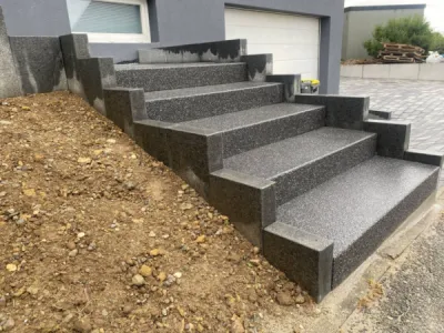 Entreprise pour escalier extérieur à Brumath au nord de Strasbourg