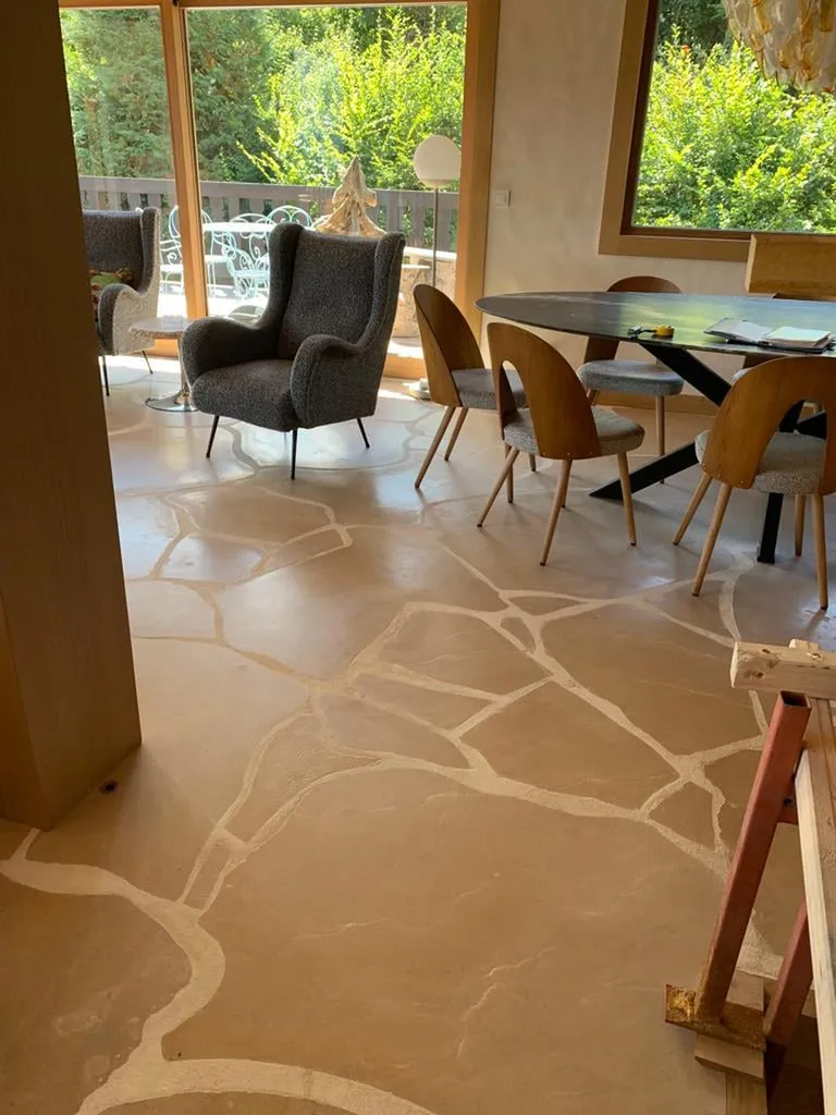 Sol intérieur en pierre naturelle : dallage en pierre et carrelage pour intérieur
