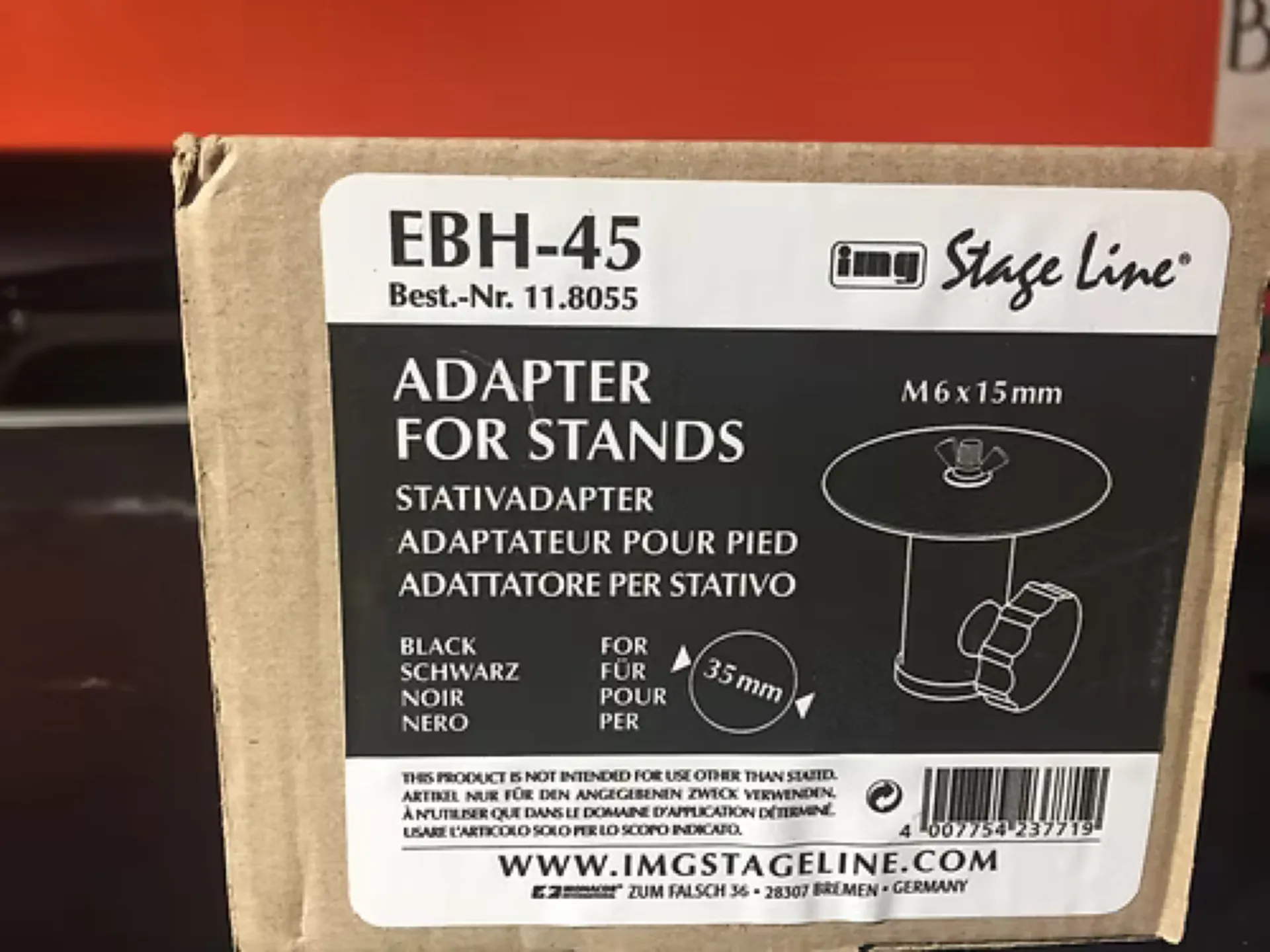 ADAPTATEUR / SUPPORT POUR PIED ENCEINTE 35MM