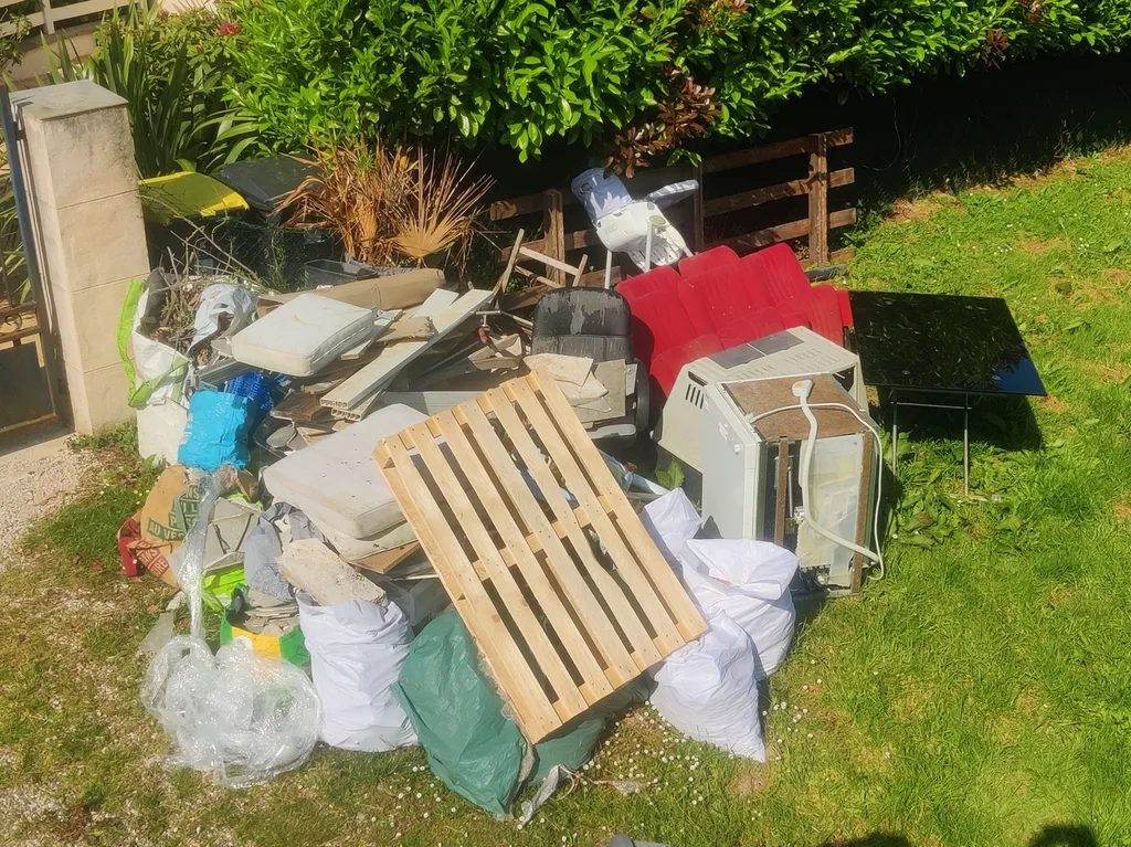 intervention débarras en zone pavillonnaire