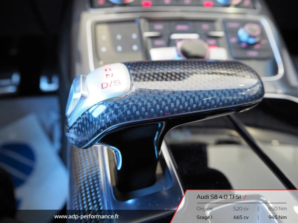 Reprogrammation moteur Nimes - Audi S8 4.0 TFSI 520cv - ADP Performance