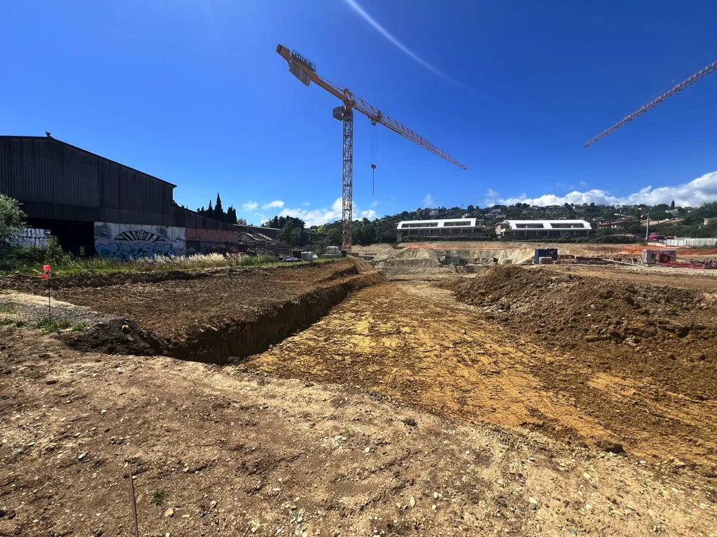 Terrassement du projet immobilier