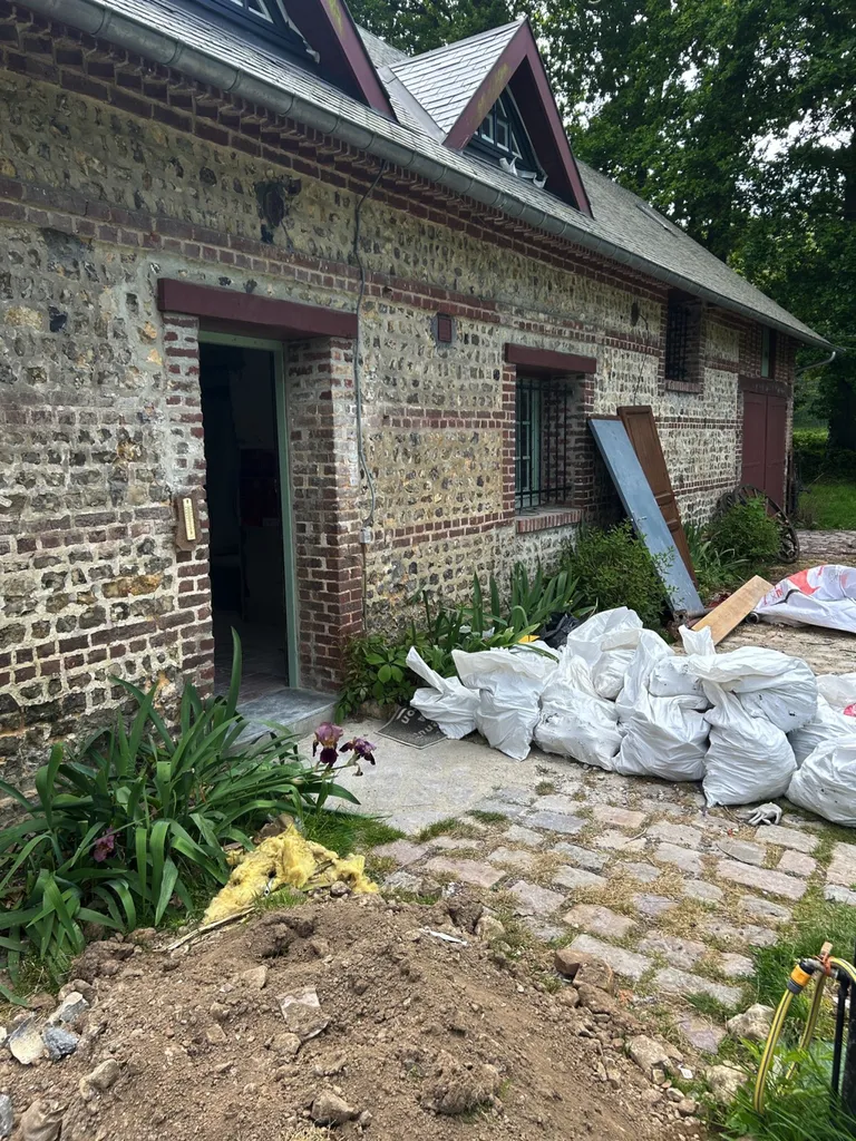 Rénovation d'une maison à Pierrefiques 76 proche Etretat et Criquetot l'esneval