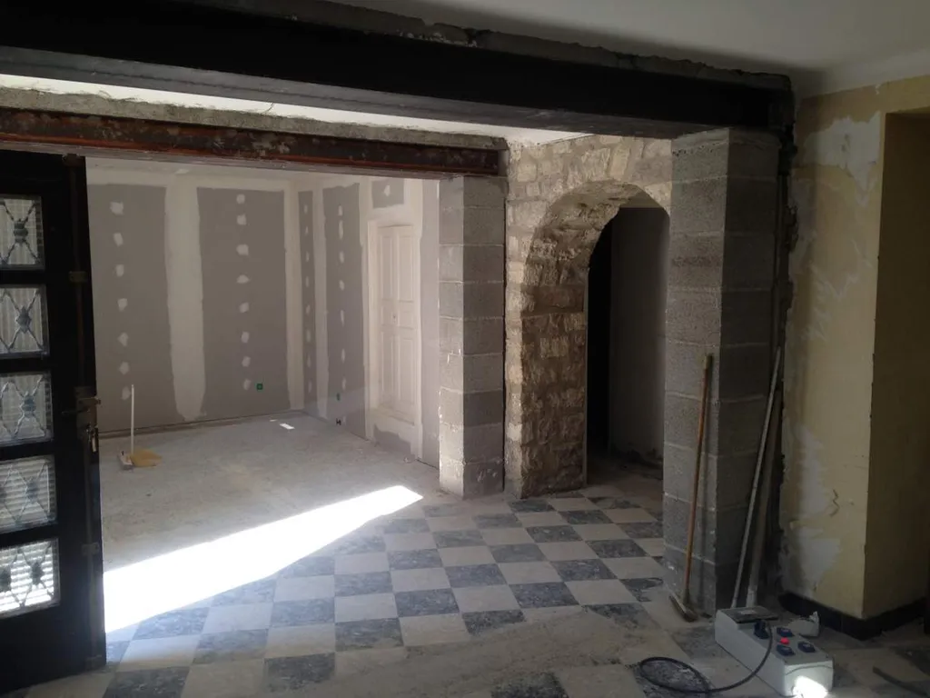 Rénovation maison de village à Fontaine de Vaucluse - local commercial