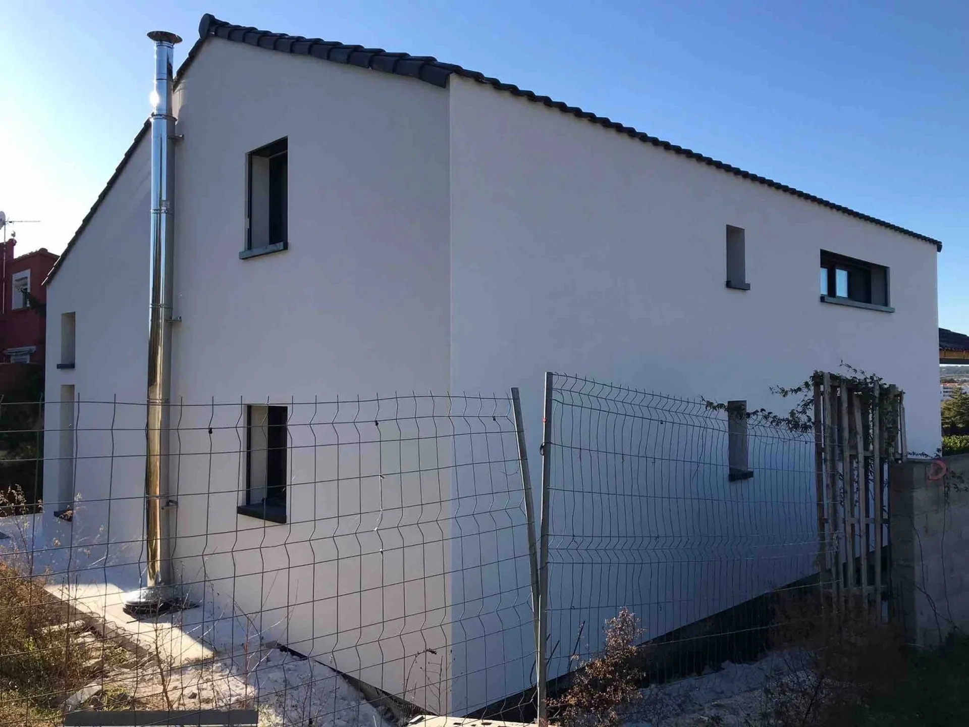 refaire une façade au torchis a vias 