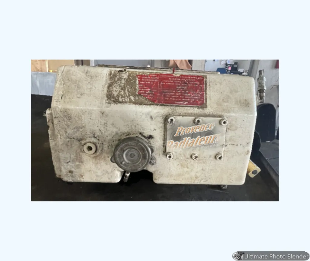 Echangeur marin en révision dans nos atelier entre Aix-en-Provence et Marseille.