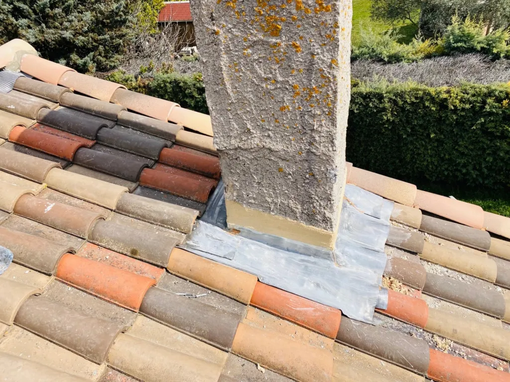 tour de cheminée plomb sur gardanne