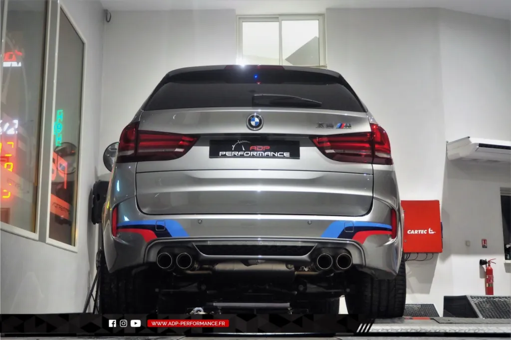 Reprogrammation moteur Le Pontet - Echappement Akrapovic - BMW X5 M 4.4 V8 Bi-Turbo