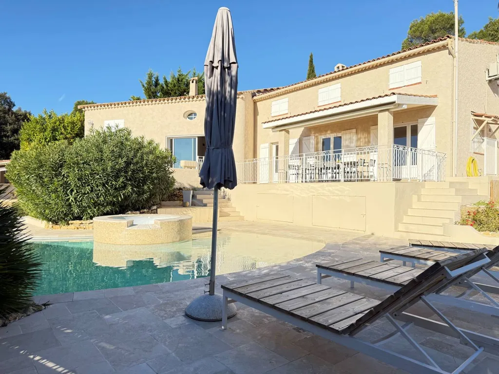 Villa avec vue dominante à Sainte Anastasie sur Issole