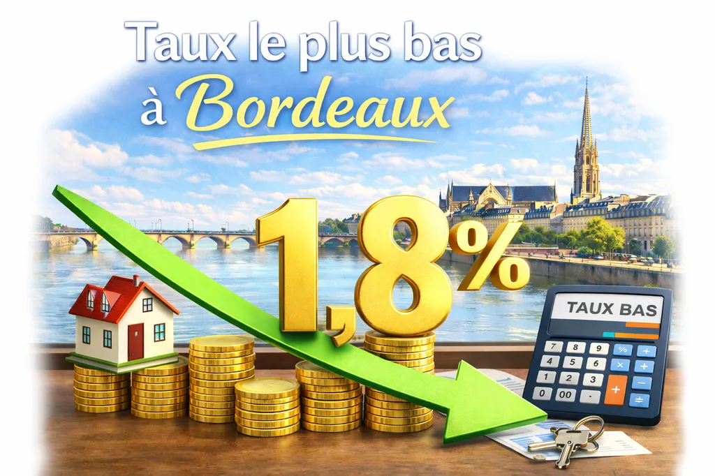 Avoir le Taux Immobilier le Plus Bas à Bordeaux