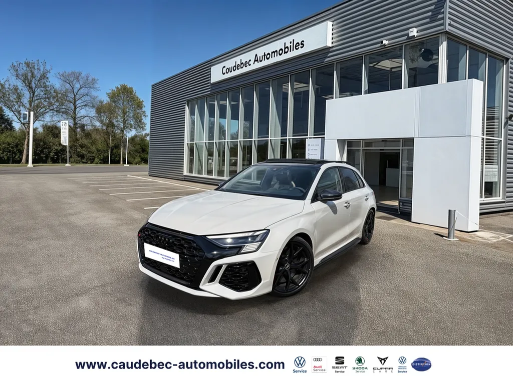 Achat Audi RS3 Sportback d'Occasion 400ch Quattro à La Frénaye, entre Rouen et Le Havre chez Caudebec Automobiles