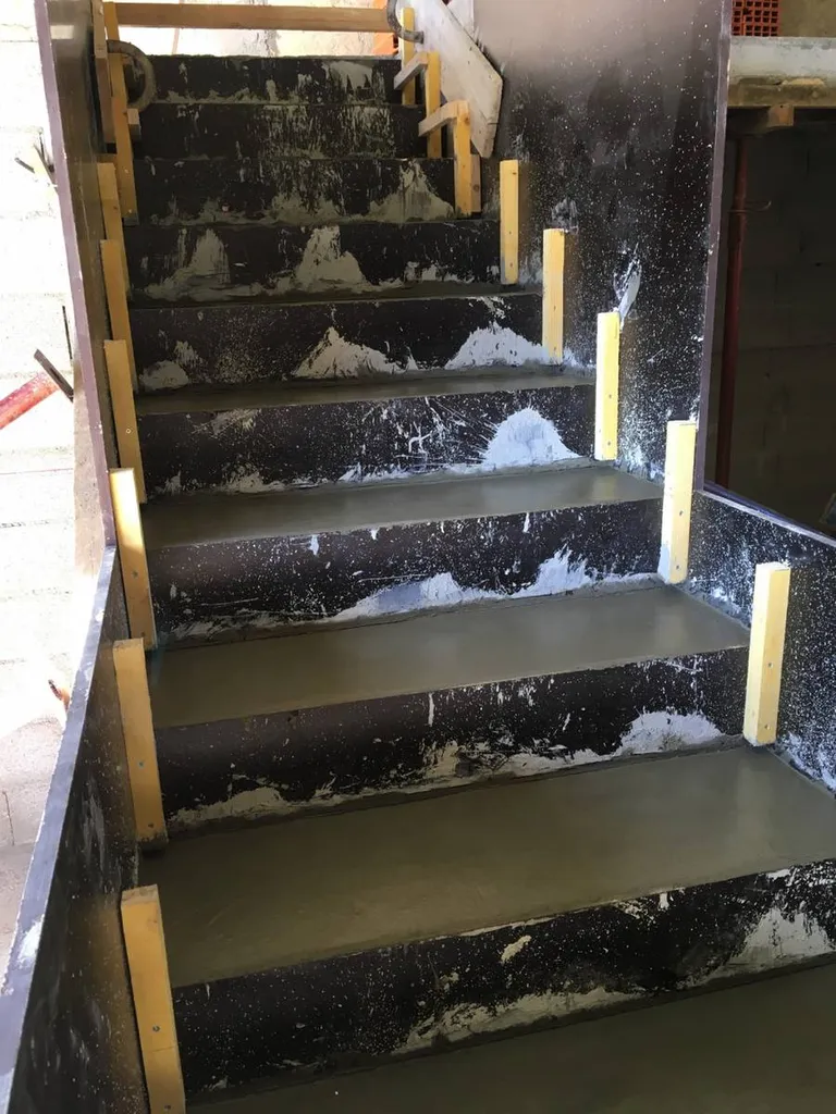 Conception et réalisation d'un escalier en béton à Salon de Provence