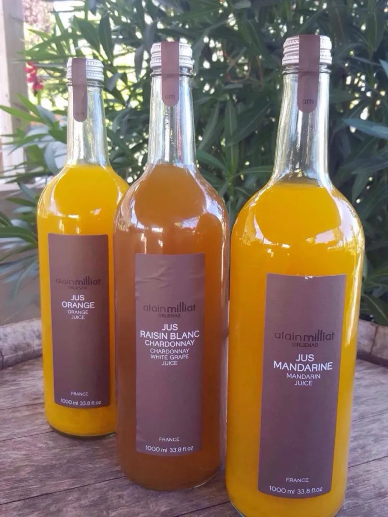 Des nectars et jus de fruits haute gamme à Ma Ferme Eguilles