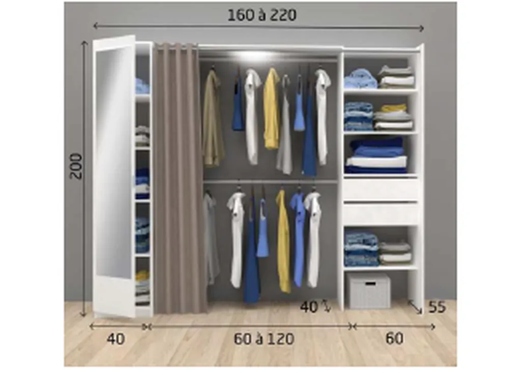 Aménagement de placard Perla