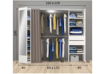 Aménagement de placard Perla