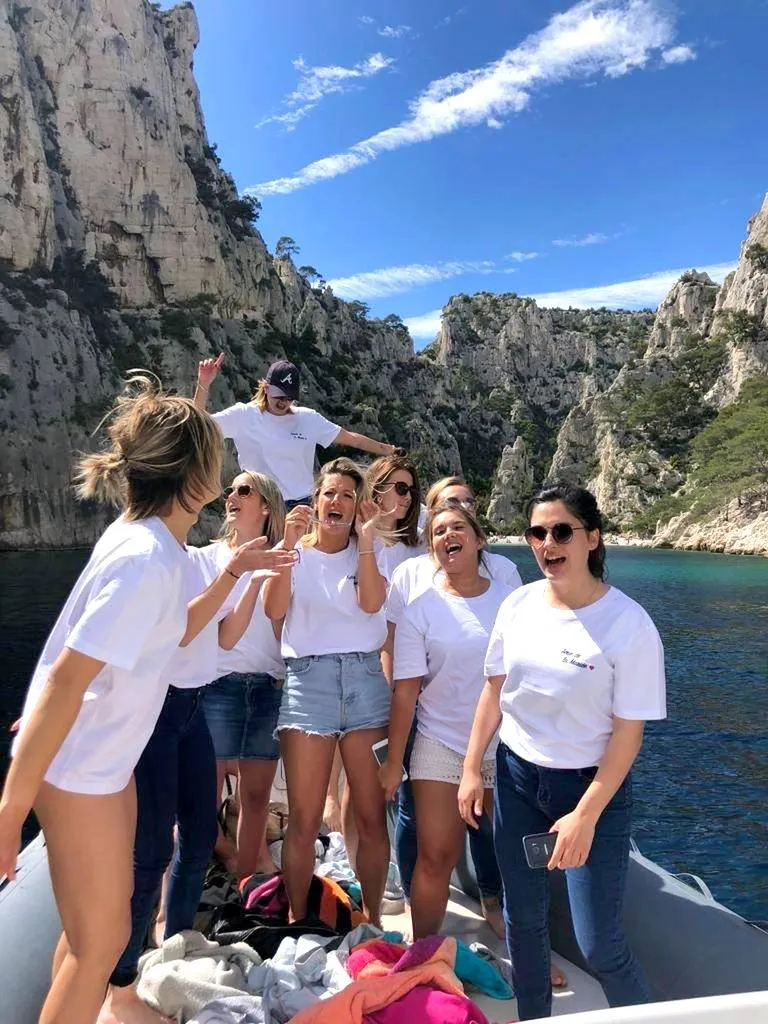 Fun bachelor party in the Calanques