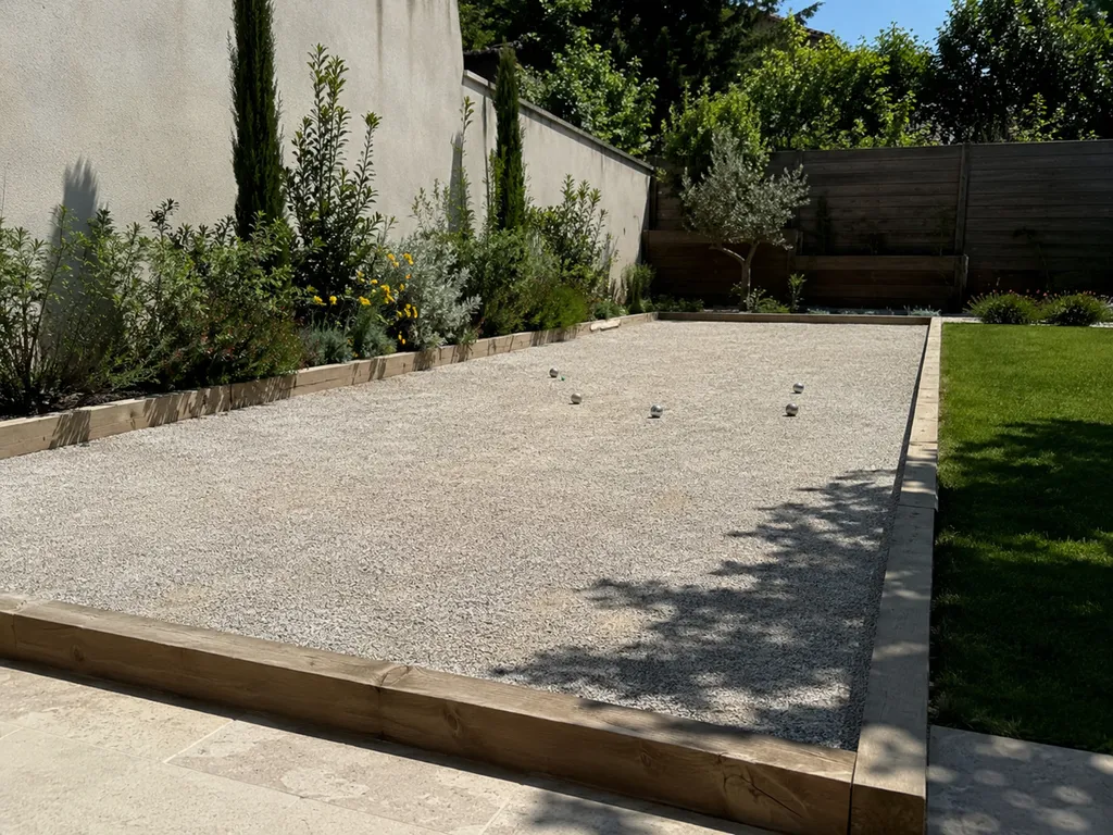 Création de terrain de pétanque sur-mesure à Ambarès et Lagrave près de Bordeaux