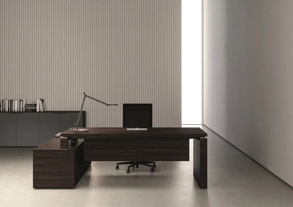 Bureau direction JET avec plateau bois du fabricant BRALCO à ALES