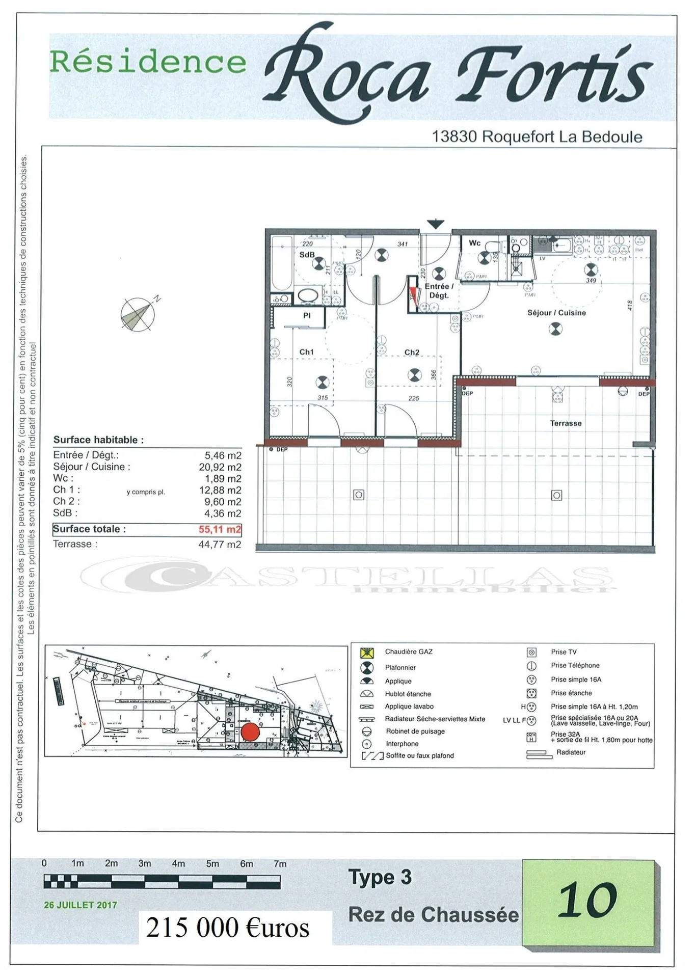 A vendre T3 neuf dans programme Roca Fortis
