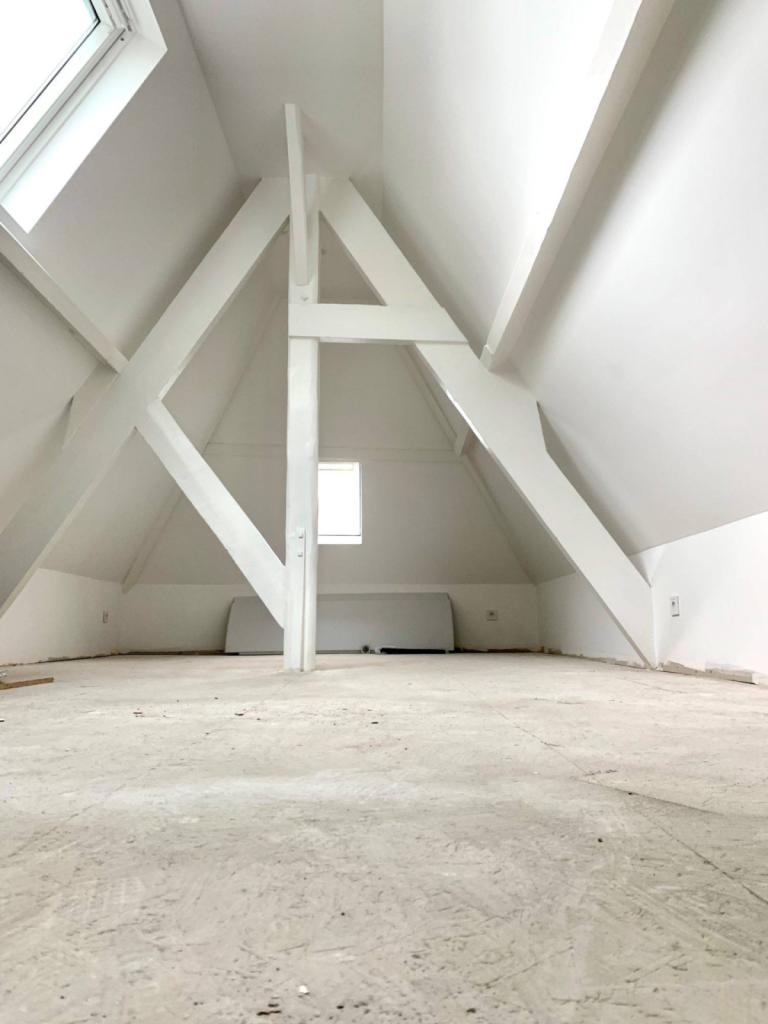 duplex avec poutres apparente