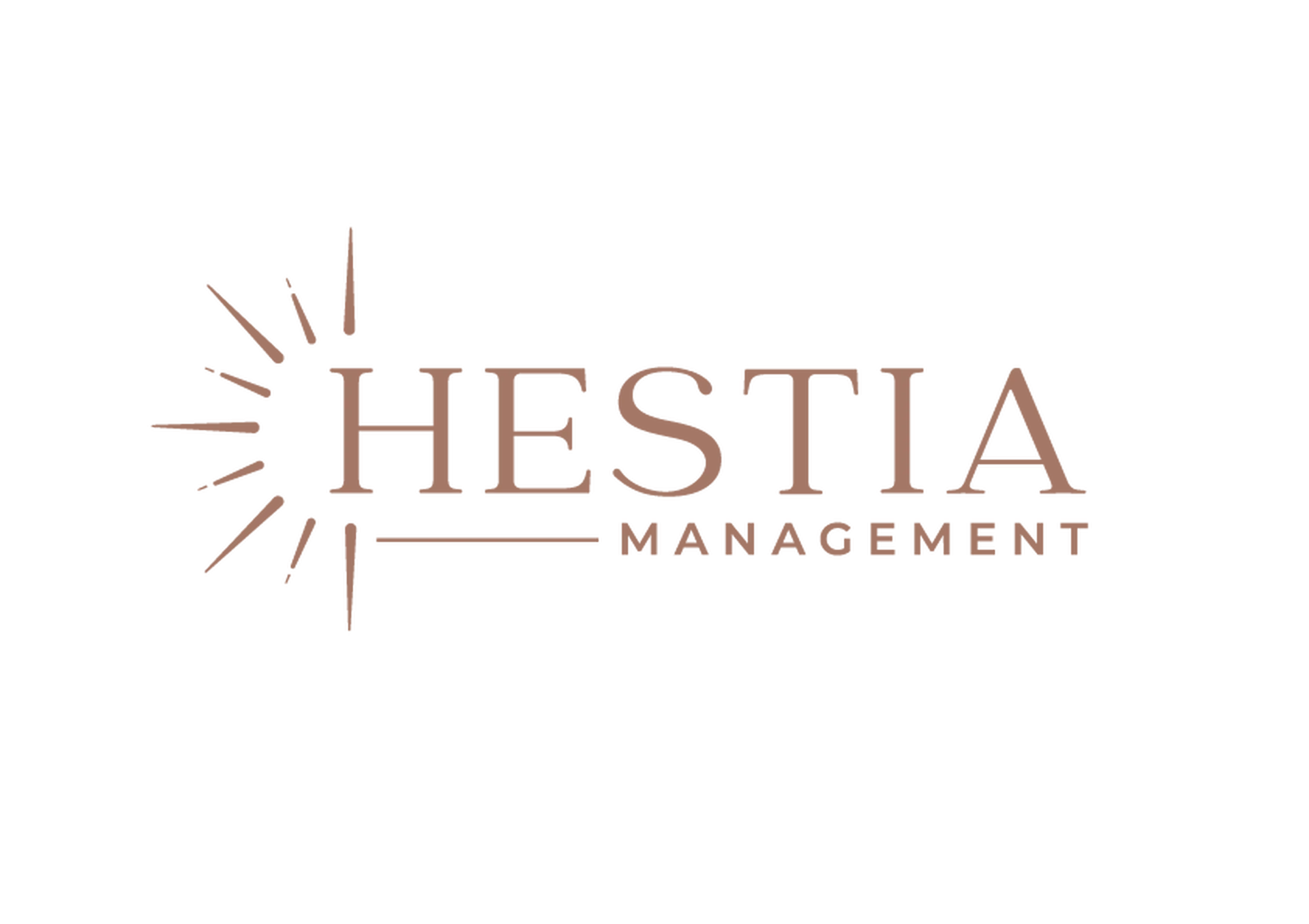 Identité visuelle pour Hestia management, gestion de villa de luxe en PACA