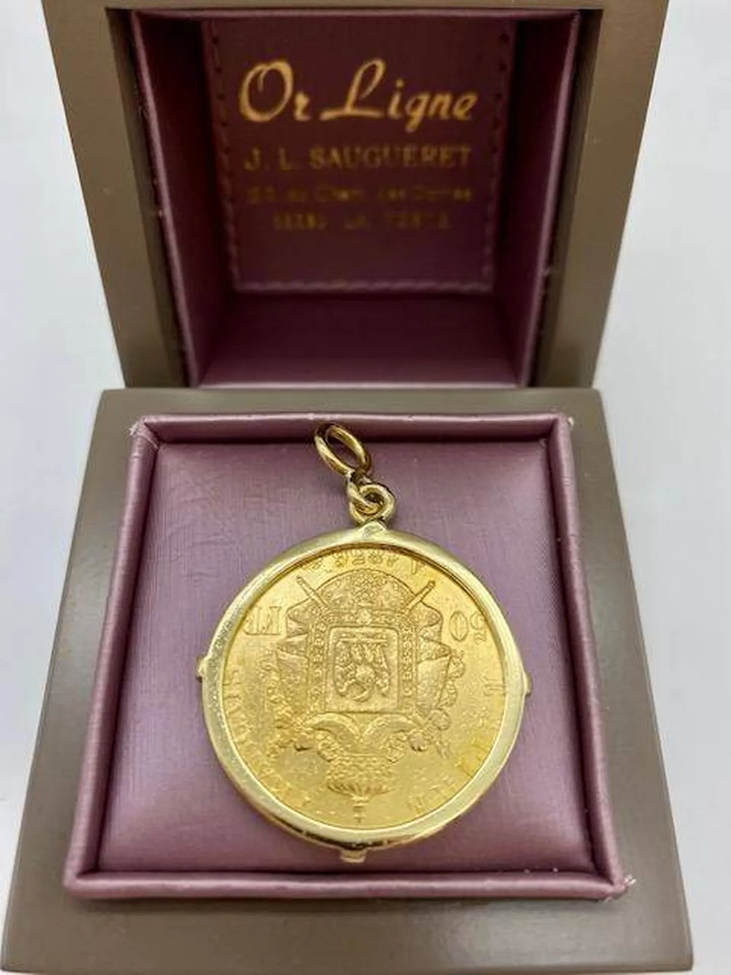 Acheter en ligne un pendentif porte pièce 50 Francs de 2ème main chez Or Ligne à La Teste près de Bordeaux