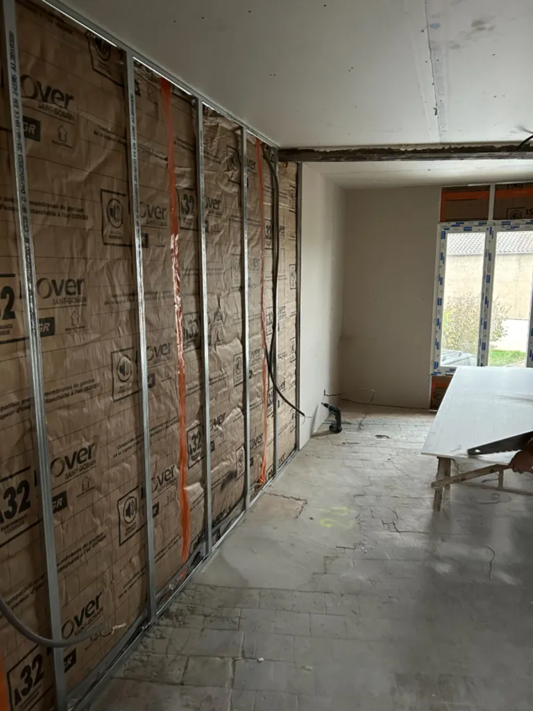 Isolation par l'intérieur (ITI) à Chatillon sur Chalaronne (01)