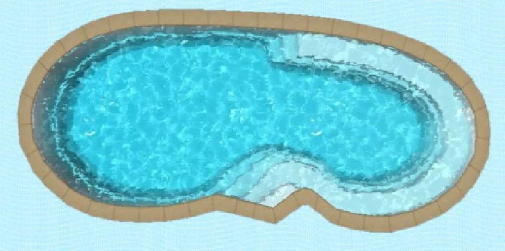 PISCINE COQUE BLUE OCEAN - 10M X 4M20