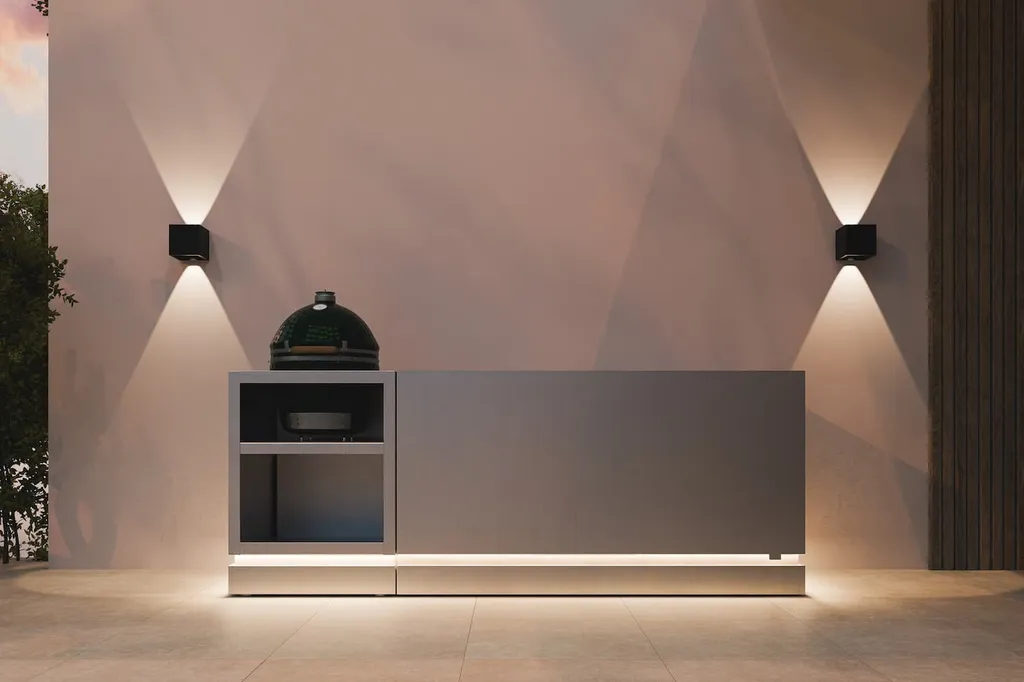 Cuisine inox pour extérieur refermable Sait Tropez