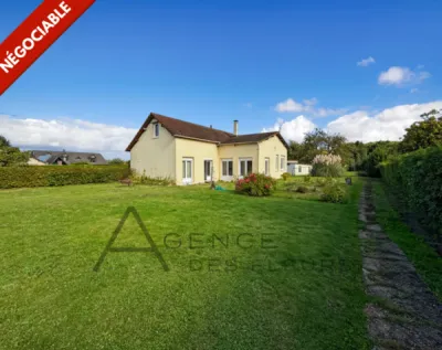 À vendre maison plein-pied de 100 m² sur un terrain de 1632 m² située à La Londe