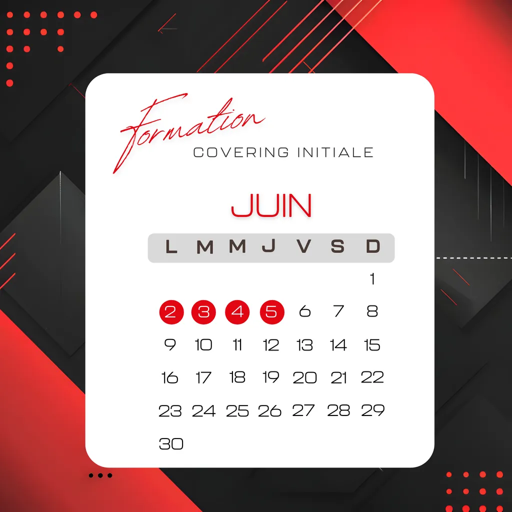 La formation total Covering Initiale du 2 au 5 Juin 2025