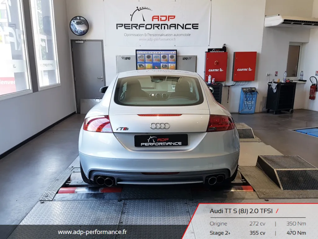 Reprogrammation moteur Cavaillon - Audi TTS 2.0 TFSI 272 Stage 2 ADP Performance