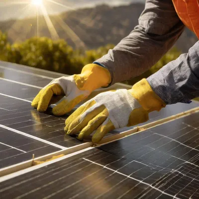 Pose de panneaux solaires pour maison individuelle