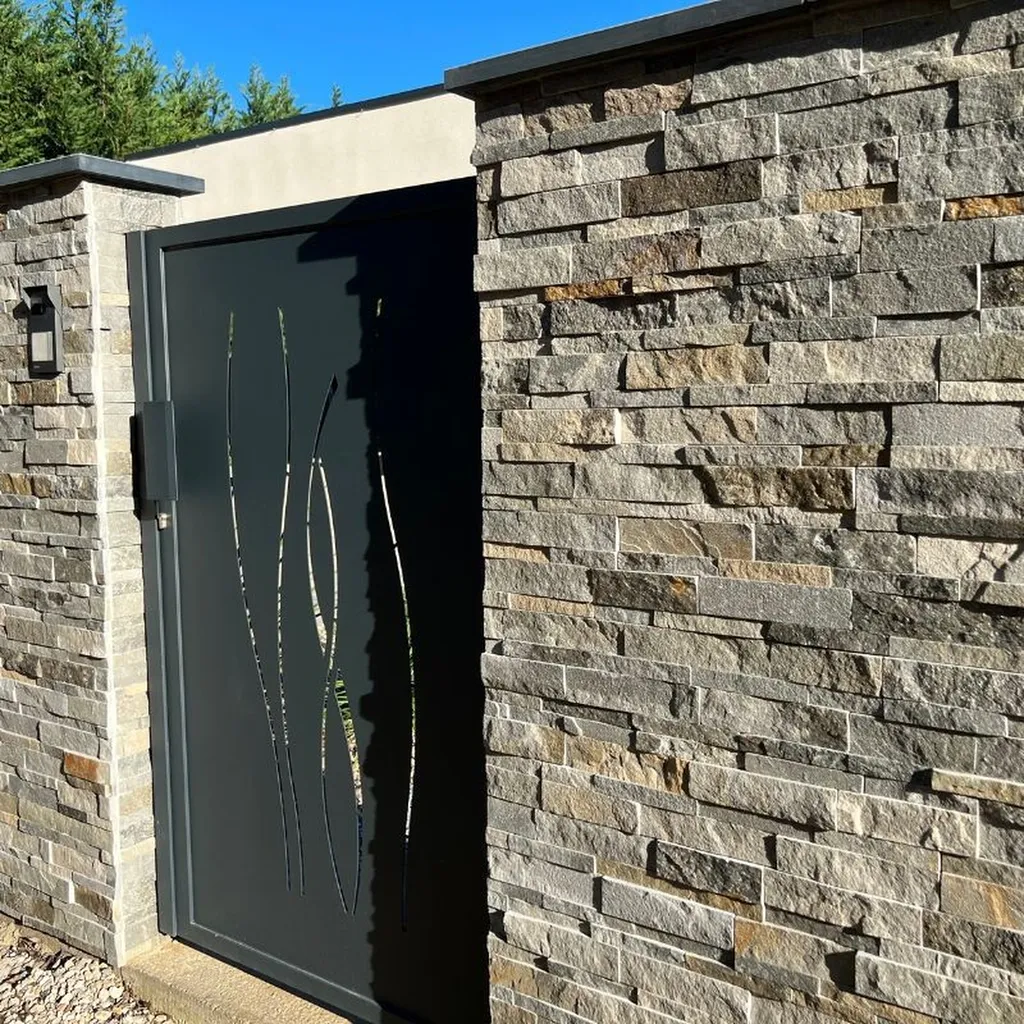 PAREMENT SUPPORT RESINE QUARTZITE VERTE