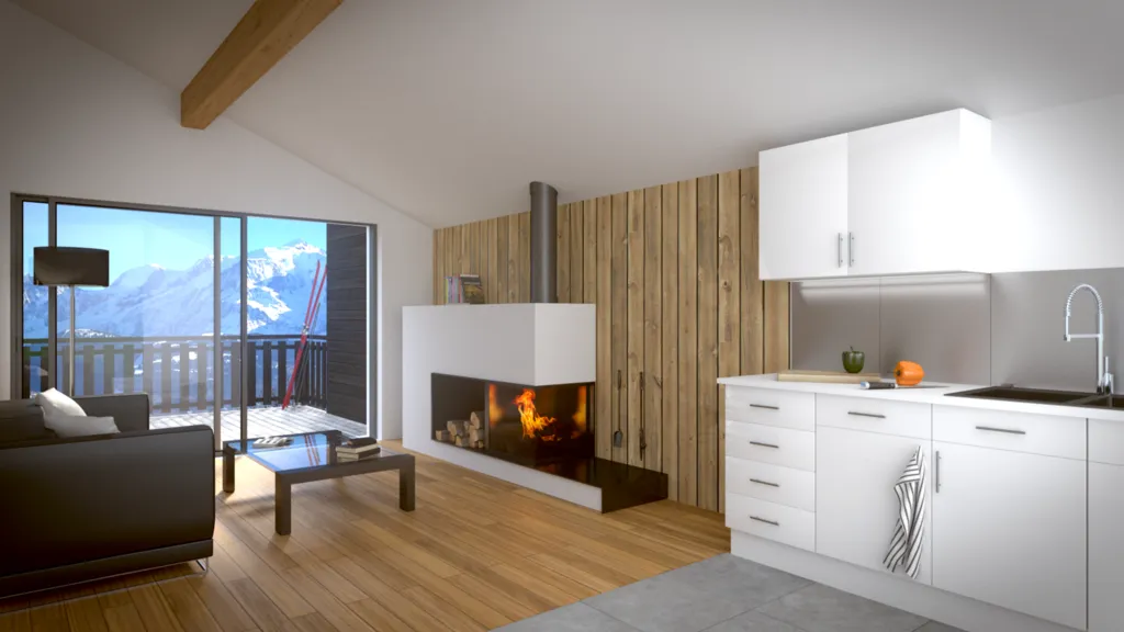 APPARTEMENT AVEC VUE SUR LE MONT BLANC