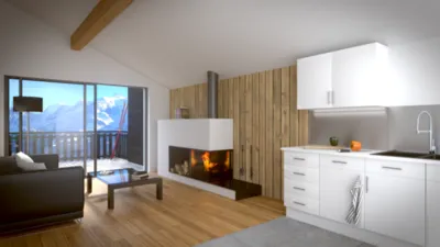 APPARTEMENT AVEC VUE SUR LE MONT BLANC