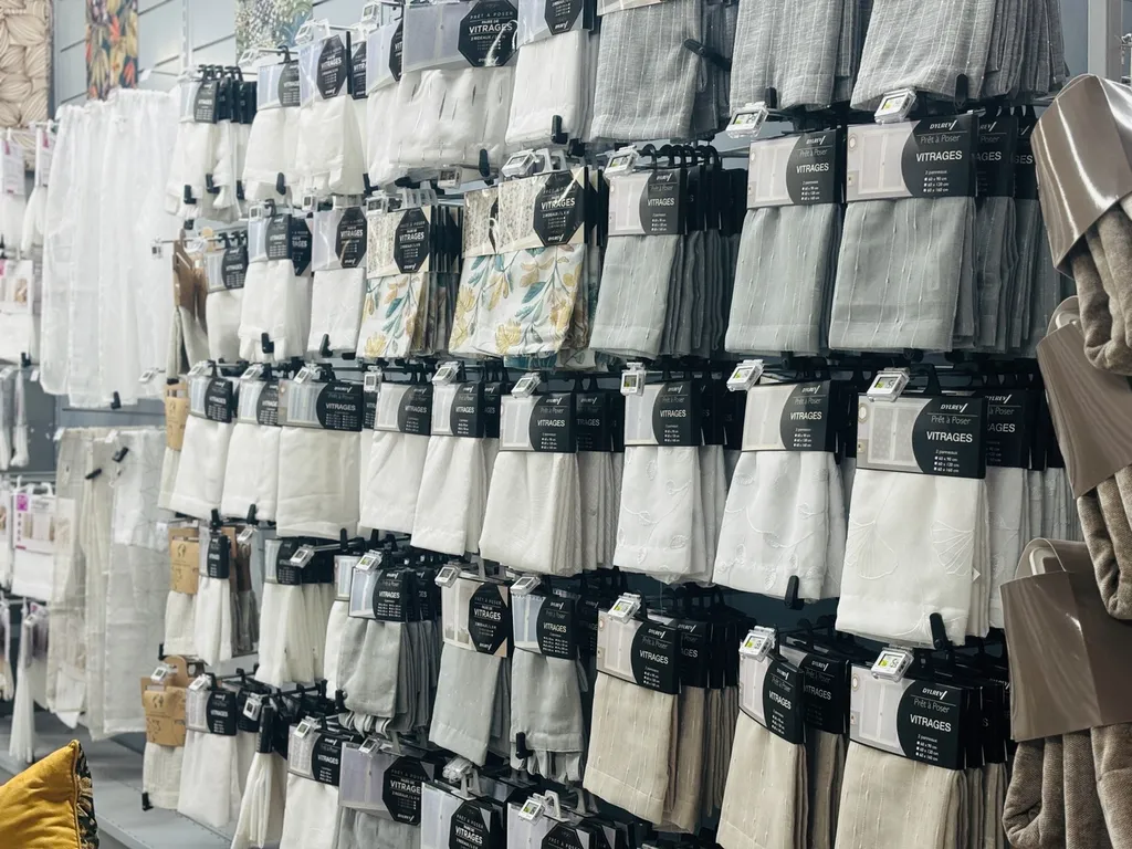 Magasin pour achat de rideaux et de voilages