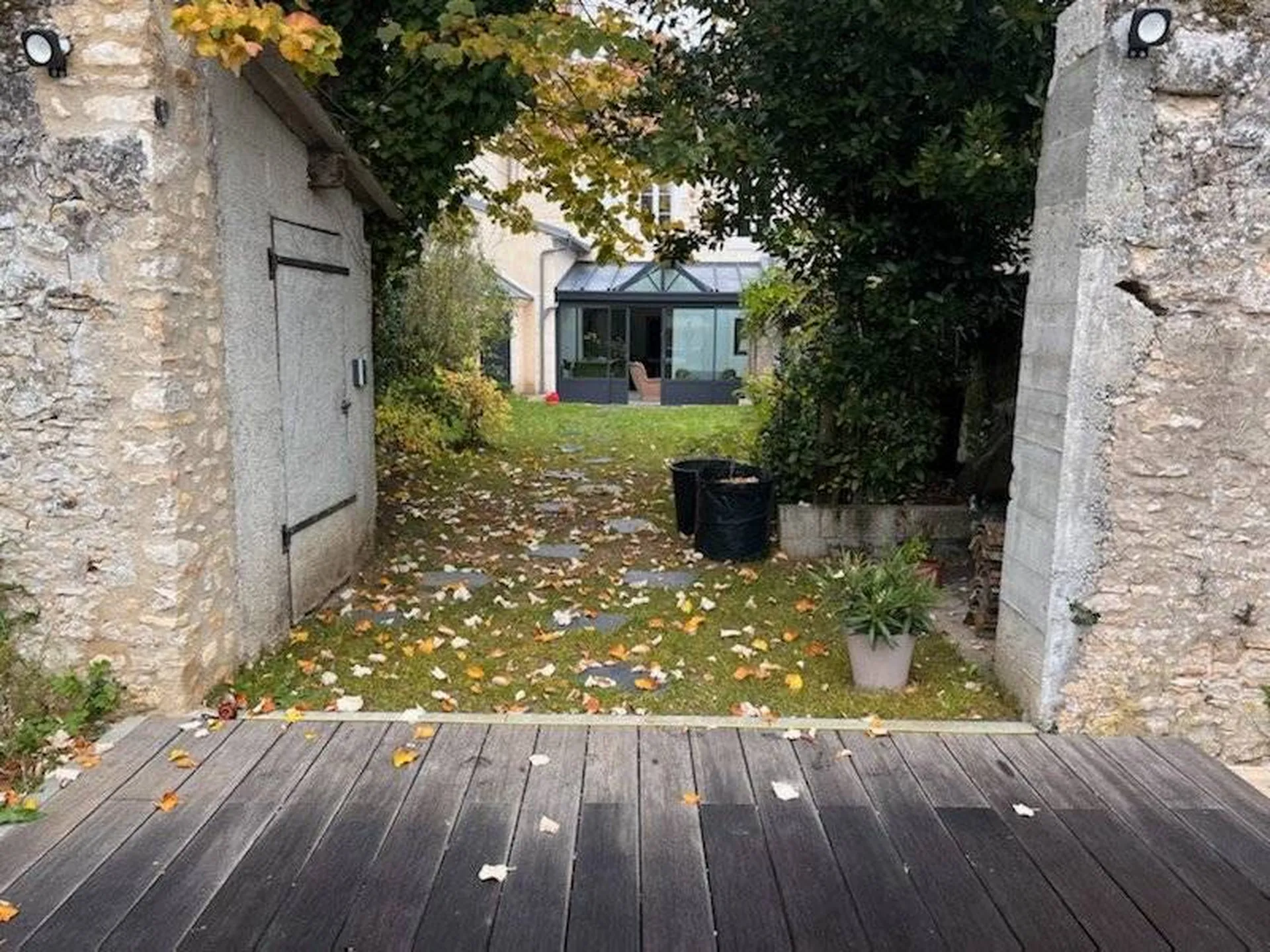 accès jardin