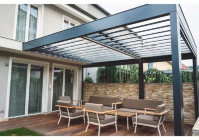 Pose de pergola bioclimatique electrique dans les Bouches du Rhone (13)
