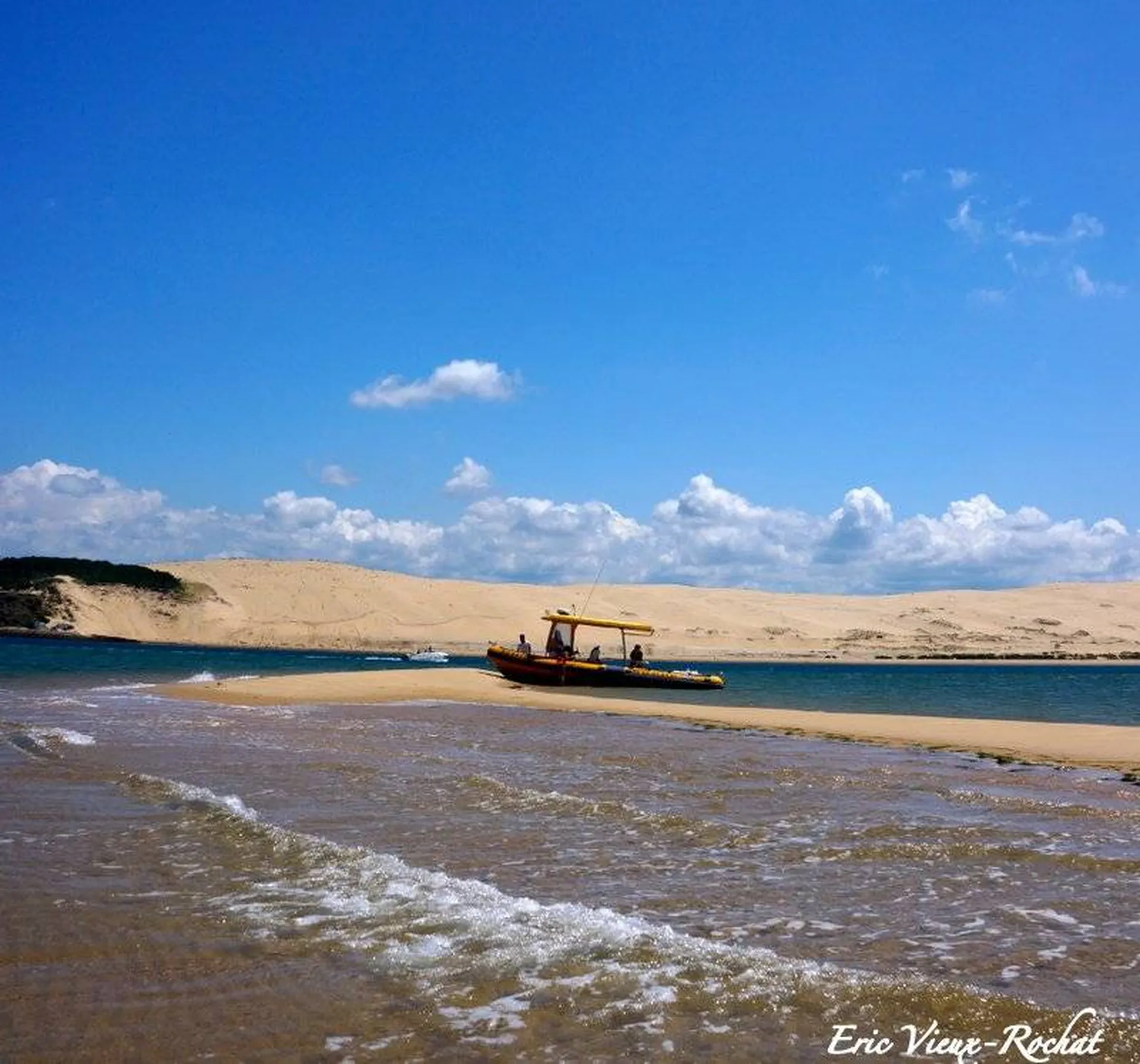 Escale à la dune du Pilat en bateau privatisé 