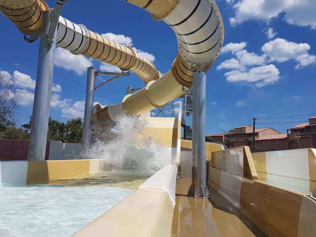 camping le mas de la plage bord de plage à Vias