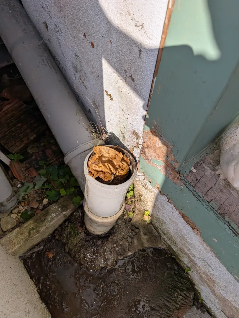 Canalisation bouchée suite au lingettes jetée dans les toilettes 