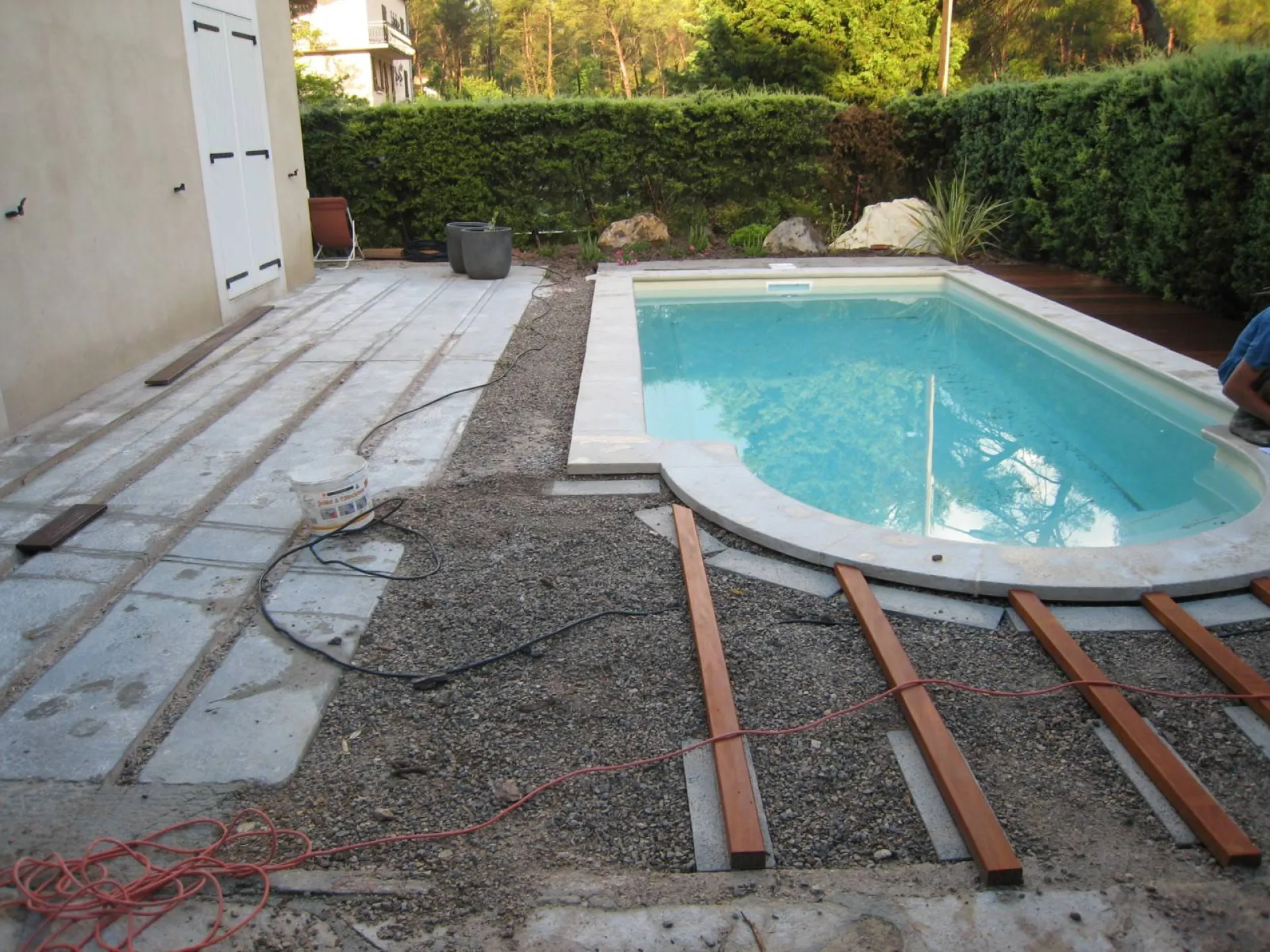 pose terrasse bois sur lambourdes Ventabren et ses alentours