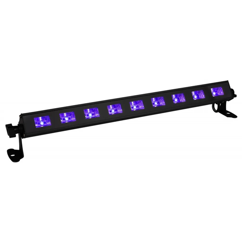 Barre à leds UV(lumière noire) de 9 x 1 w