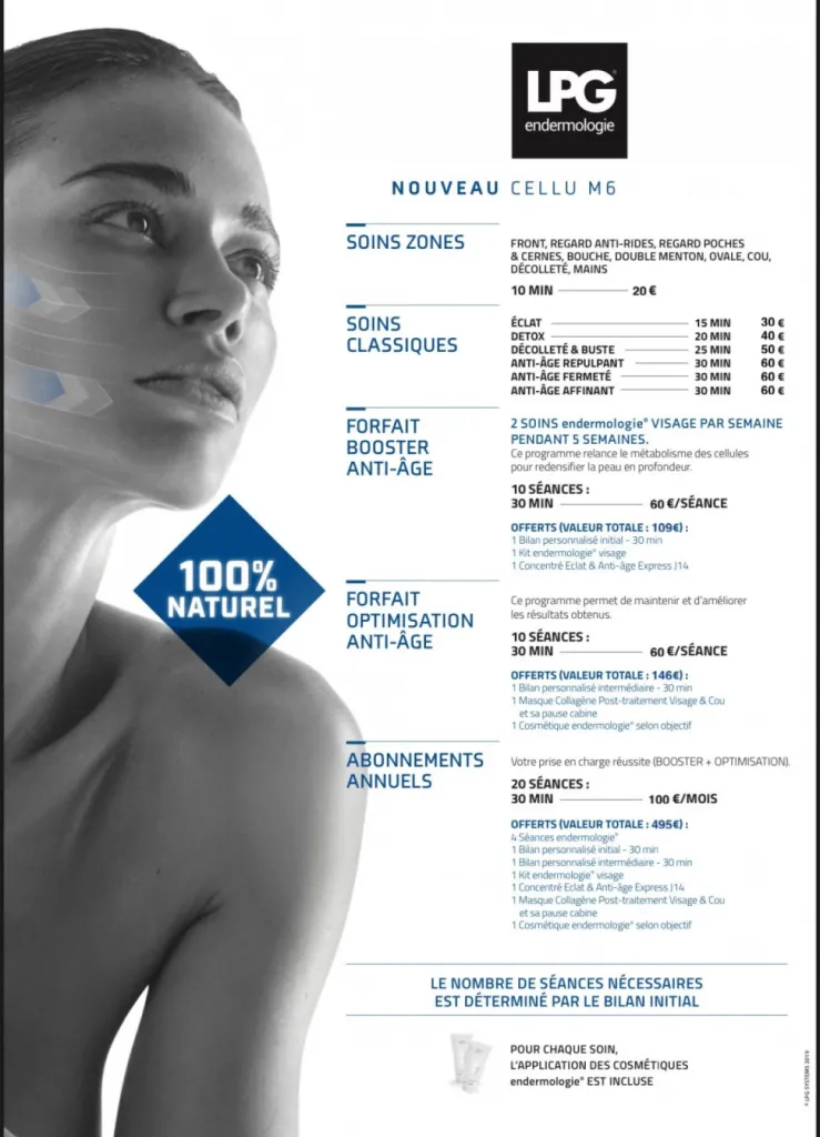 LPG endermologie visage à Pertuis dans le Luberon