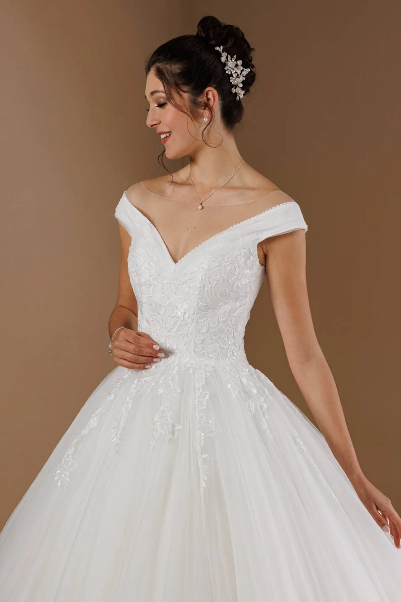 Robe de mariée volumineuse proche du Vaucluse