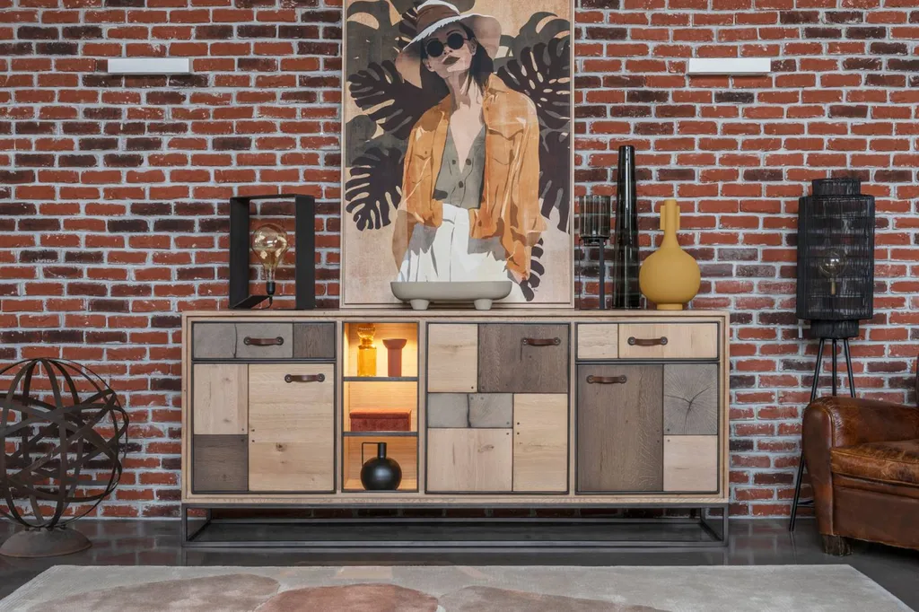 Bahut industriel en bois Toulon