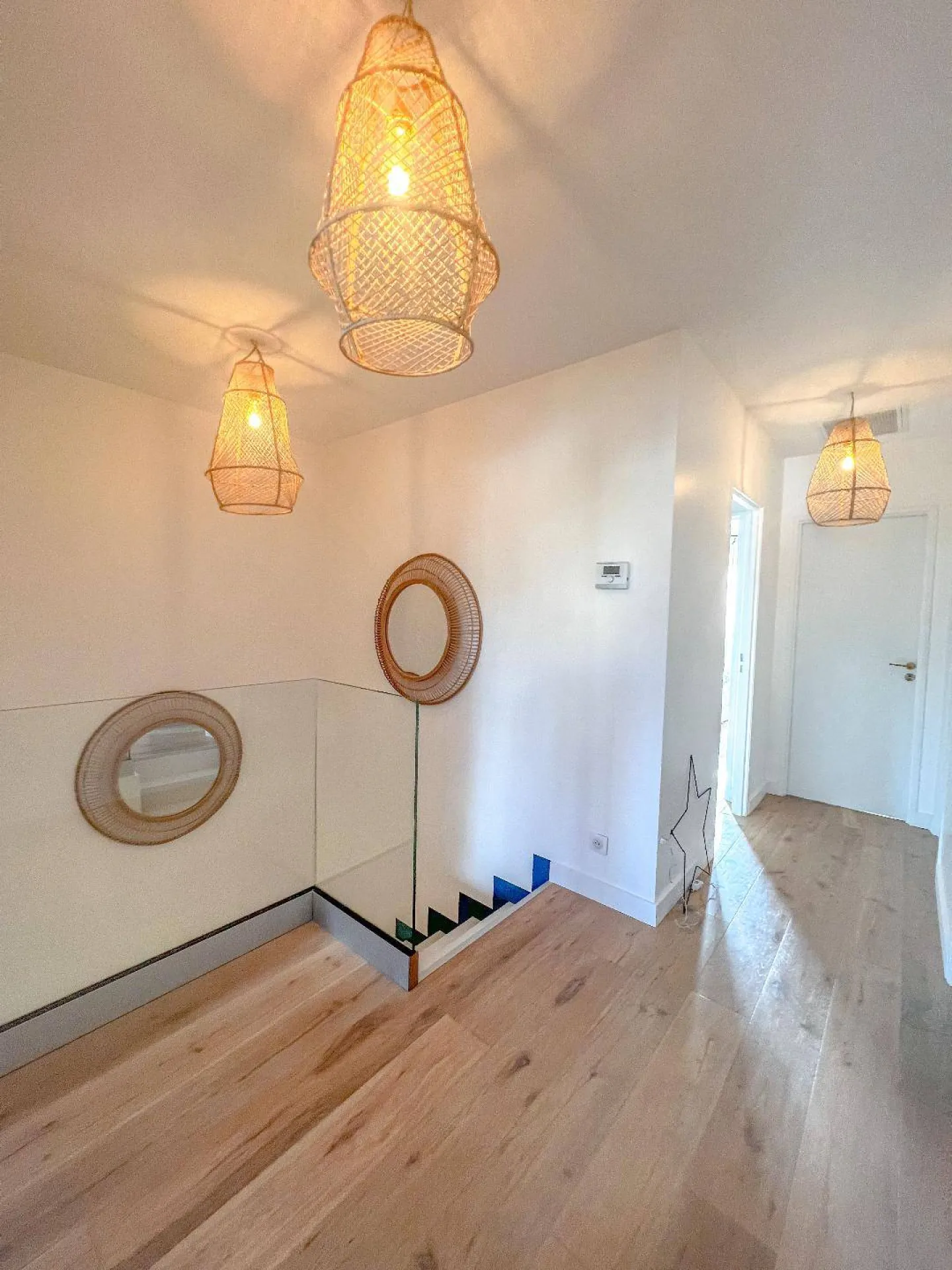 Palier étage maison récente Bordeaux Caudéran