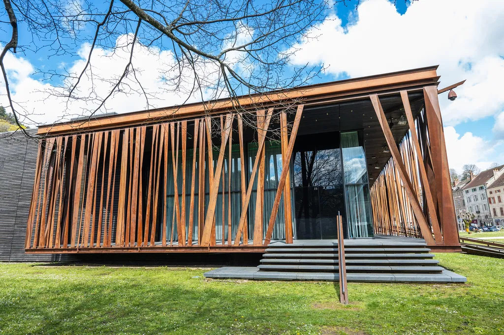 Façade acier corten